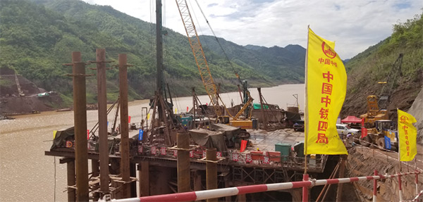 加入一带一起重大项目 ezweb易利娱乐平台智能旋挖钻扬名阿墨江特大桥