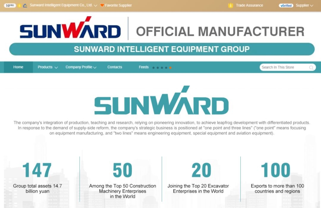 国际电商助力ezweb易利娱乐平台多款挖掘机远销瑞典