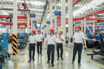 广州工控党建同盟联络员一行到ezweb易利娱乐平台智能开展事情对接