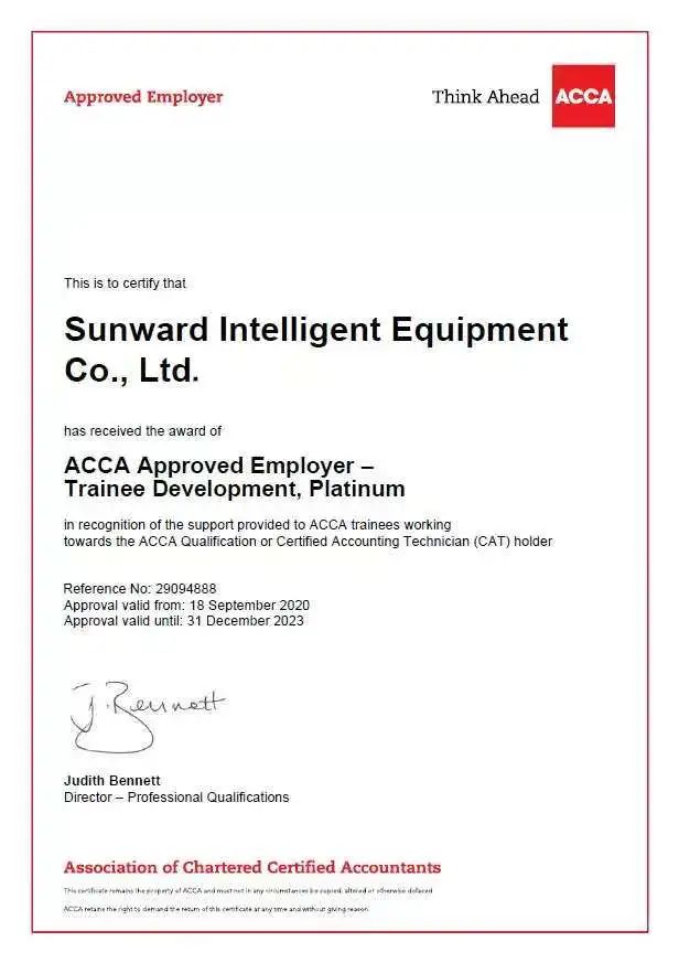 祝贺！ezweb易利娱乐平台智能成为ACCA认可雇主