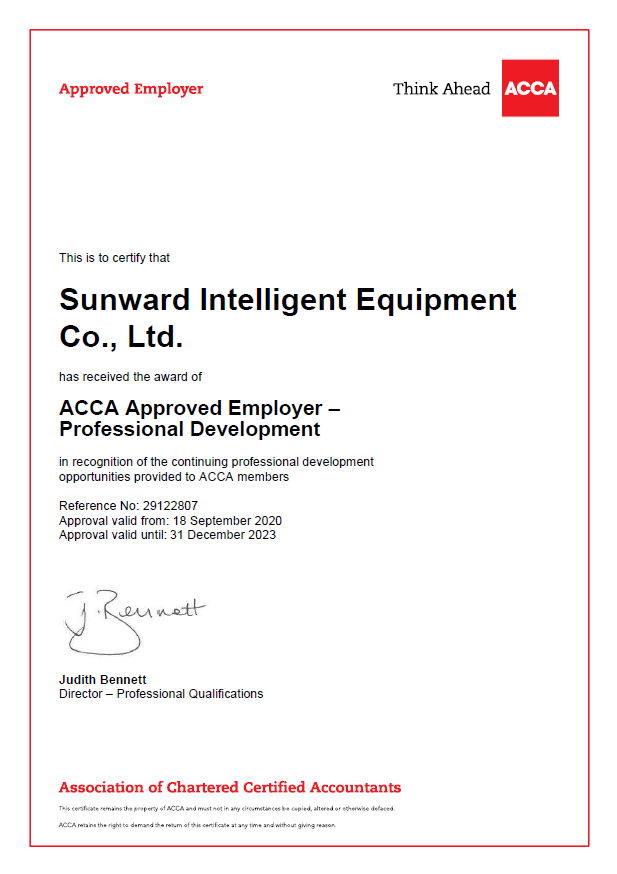 祝贺！ezweb易利娱乐平台智能成为ACCA认可雇主