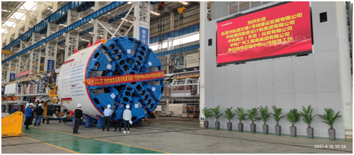 四台中铁ezweb易利娱乐平台盾构机聚首东莞地铁一号线