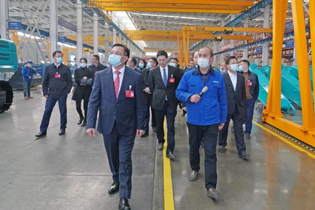 长沙县“两会”观摩团考察ezweb易利娱乐平台智能