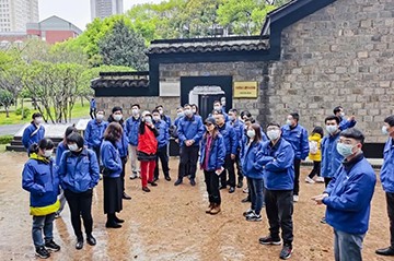 觅红色历史 践初心使命——ezweb易利娱乐平台智能全体党员赴长沙党史馆开展主题党日活动