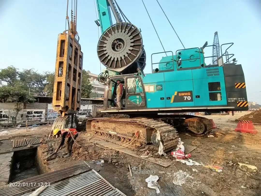 谢谢信！ezweb易利娱乐平台智能SWHG70液压抓斗助力外洋基础施工获肯定
