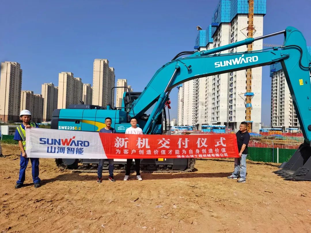 全款拿下！ezweb易利娱乐平台智能挖掘机奔赴工地一线