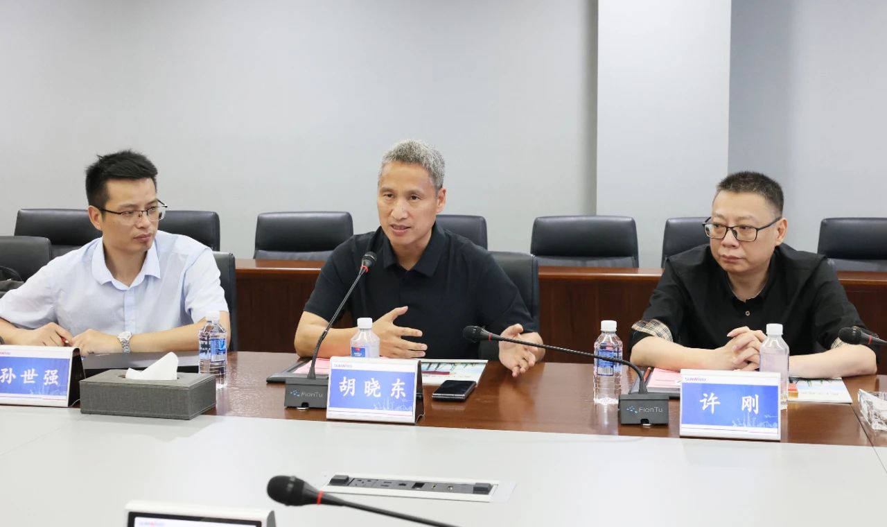 永青科技集团董事长胡晓东带队到访ezweb易利娱乐平台智能