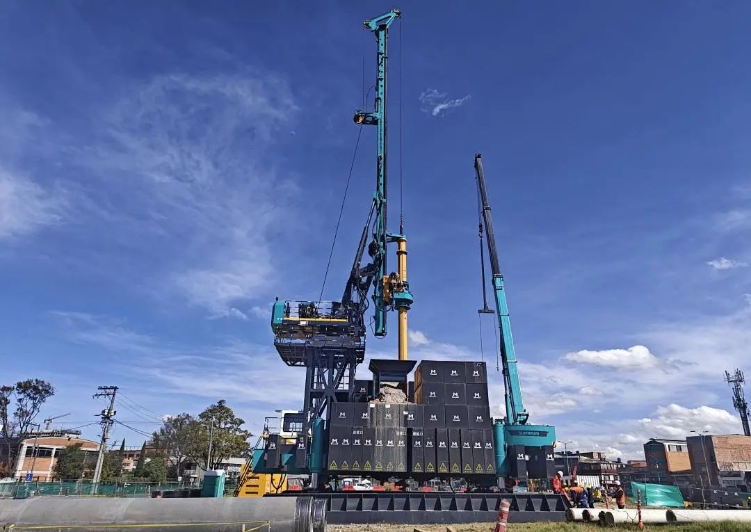 展现“中国制造”硬实力！ezweb易利娱乐平台智能PDP工法钻机助建波哥大地铁项目