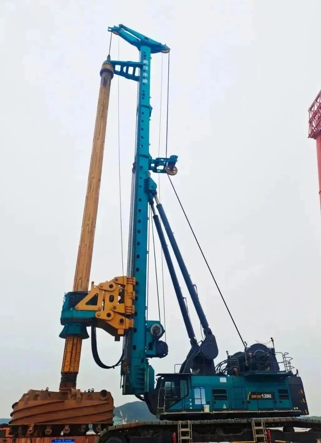 周全告捷！ezweb易利娱乐平台智能超等旋挖钻机圆满完成甬舟铁路西堠门公铁两用大桥桩基施工使命