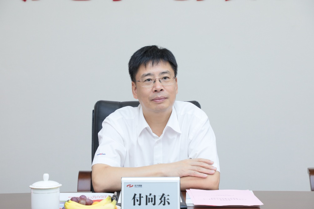 携手相助，同谋未来|ezweb易利娱乐平台智能董事长付向东一行造访弘大爆破集团