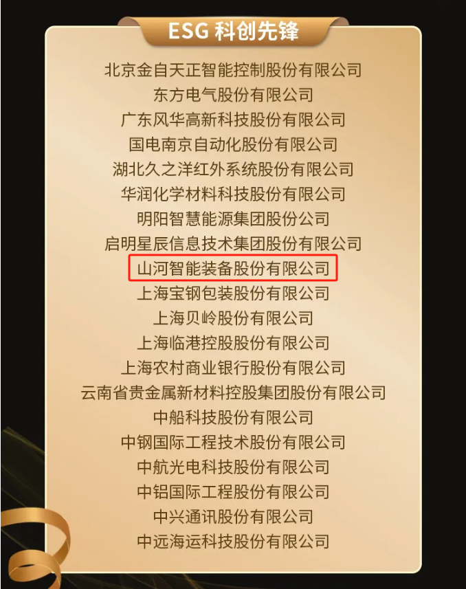 ezweb易利娱乐平台智能上榜“国有企业上市公司ESG·先锋100指数”