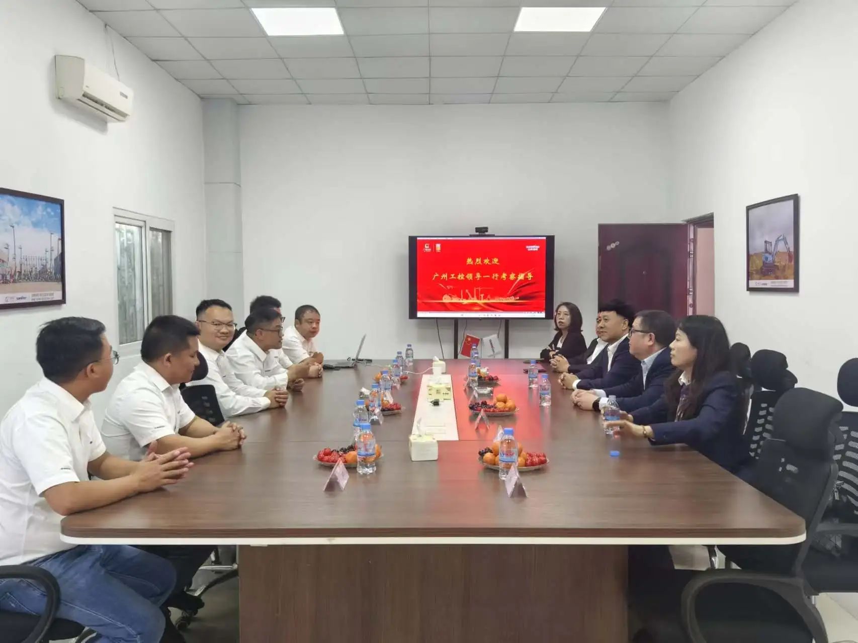 广州工控集团党委书记、董事长景广军率队考察ezweb易利娱乐平台智能柬埔寨子公司